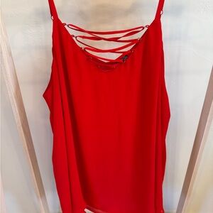 Torrid Red Strappy Camisole Top